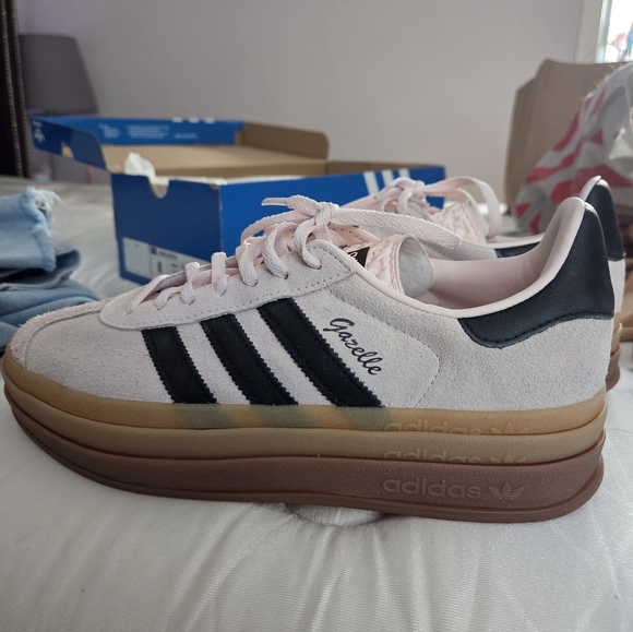 Adidas Gazelle Platform Sneakers - Picture 1 of 5